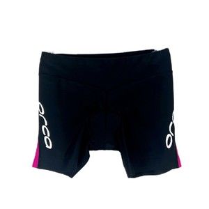 Orca Bike Shorts Women XS Black Pink Cycling Triathlon Padded Stretch Active